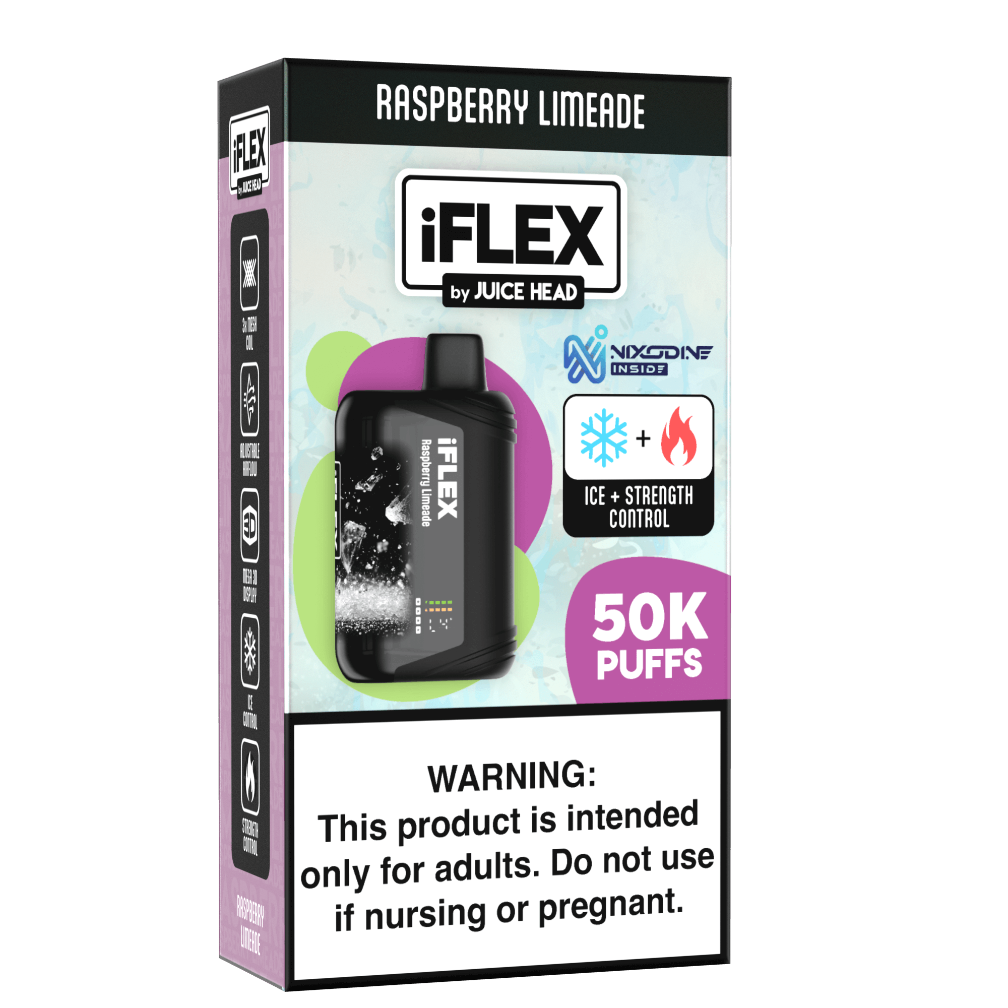 juice head vape 50k puffs Juice Head Flex Freeze Disposable Vape — $14.99