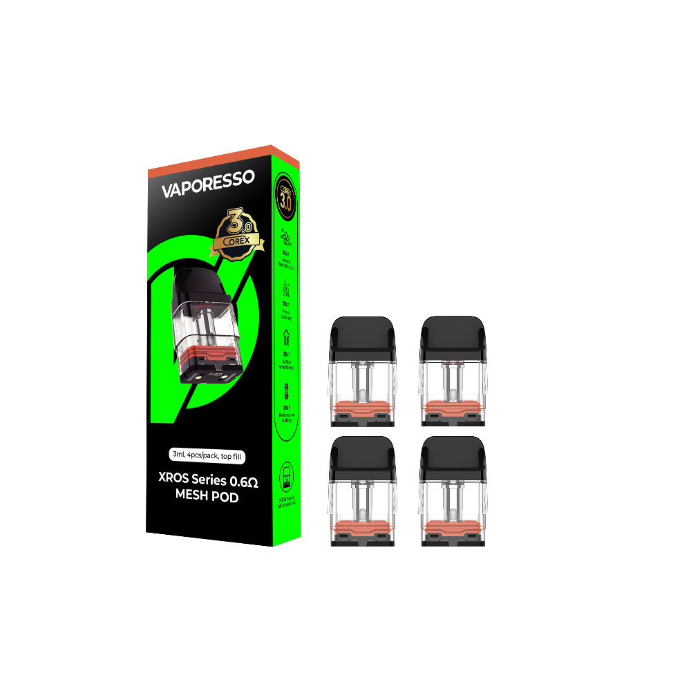Vaporesso XROS COREX Top-Fill Replacement Pods (4-Pack)