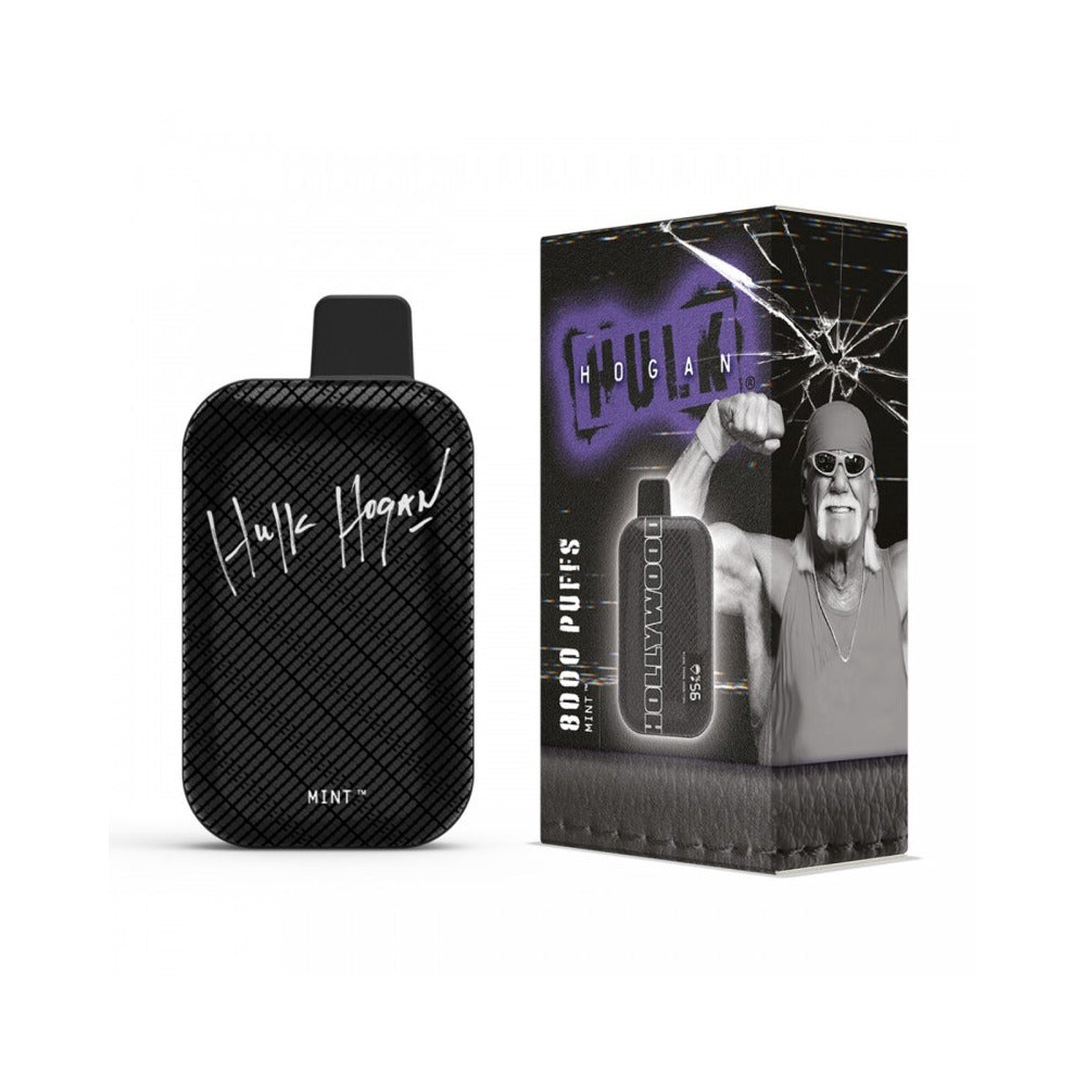 hulk hogan hollywood 8000 puffs disposable vape 8K Flavour:MINT Alpha Verify