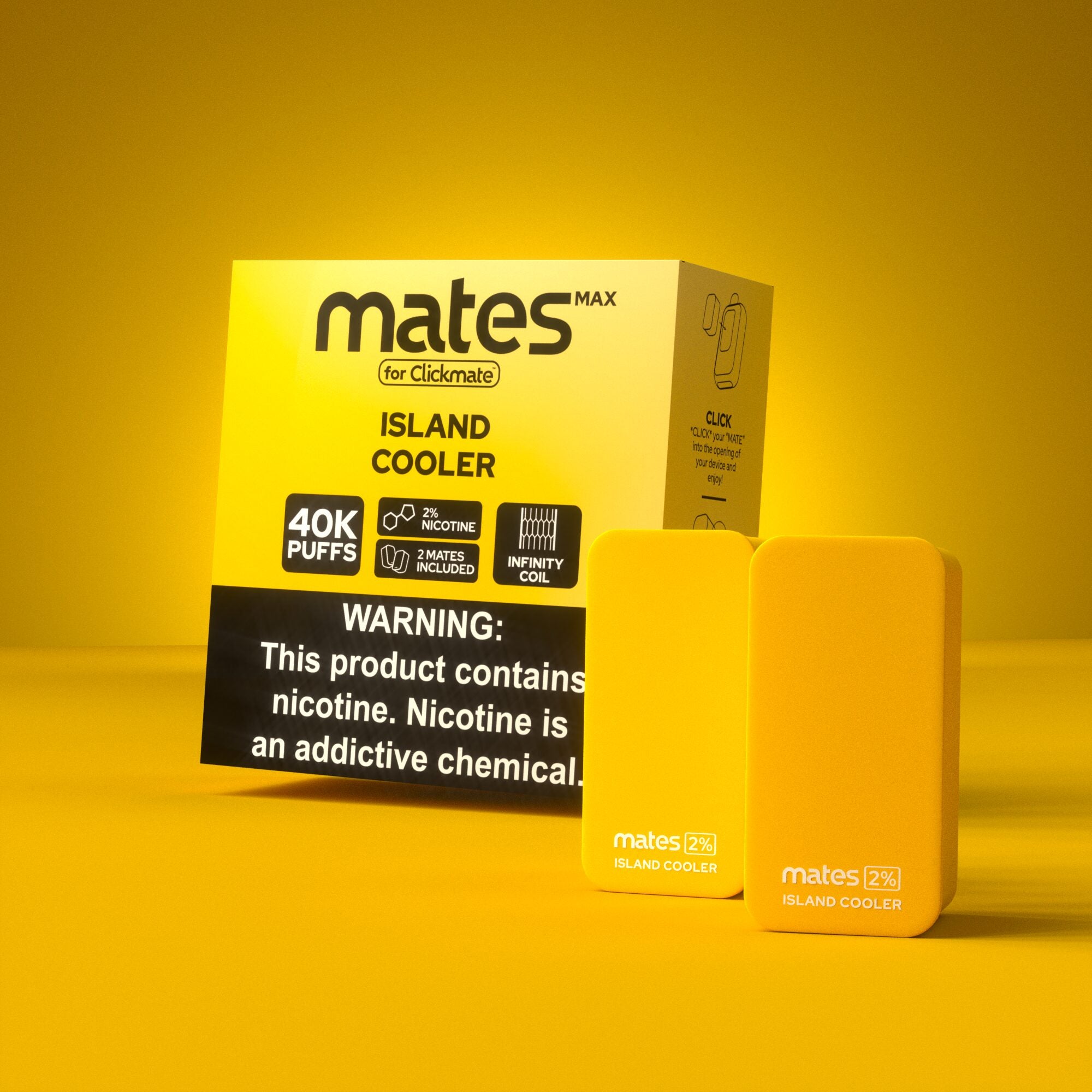 elf bar vape uk How To Use 7Daze Clickmate Pre-Filled Pod - Peach Mango Melon 50mg main image 1