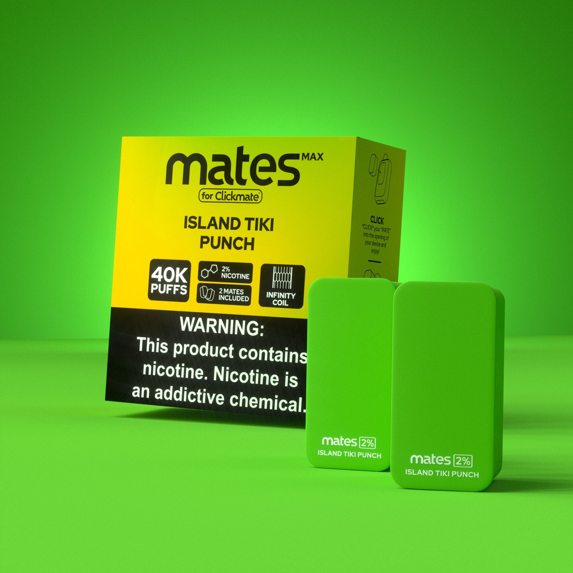 7Daze Clickmates 5% Prefilled Mates MAX (2-Pack)