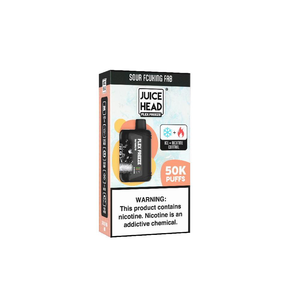 flex freeze vape flavors Juice Head 50K Disposable Collection_all ejuice Xros Nano 4 -- Flavor:Black Duo Ice