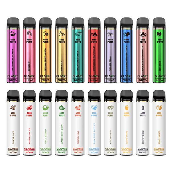 nova vape flavors Glamee 4K Disposable Colour:Caliburn G3 Green 100k Geek Pulse X Flavors