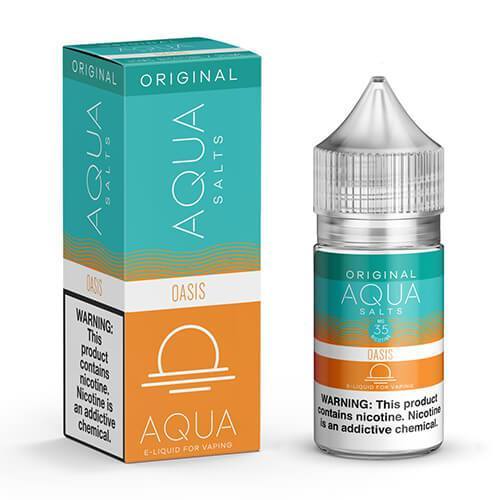 Ultra Salt Vape Juice Oasis By Salt 30ml - Premium Nicotine Salt E-Liquid  Aqua TFN